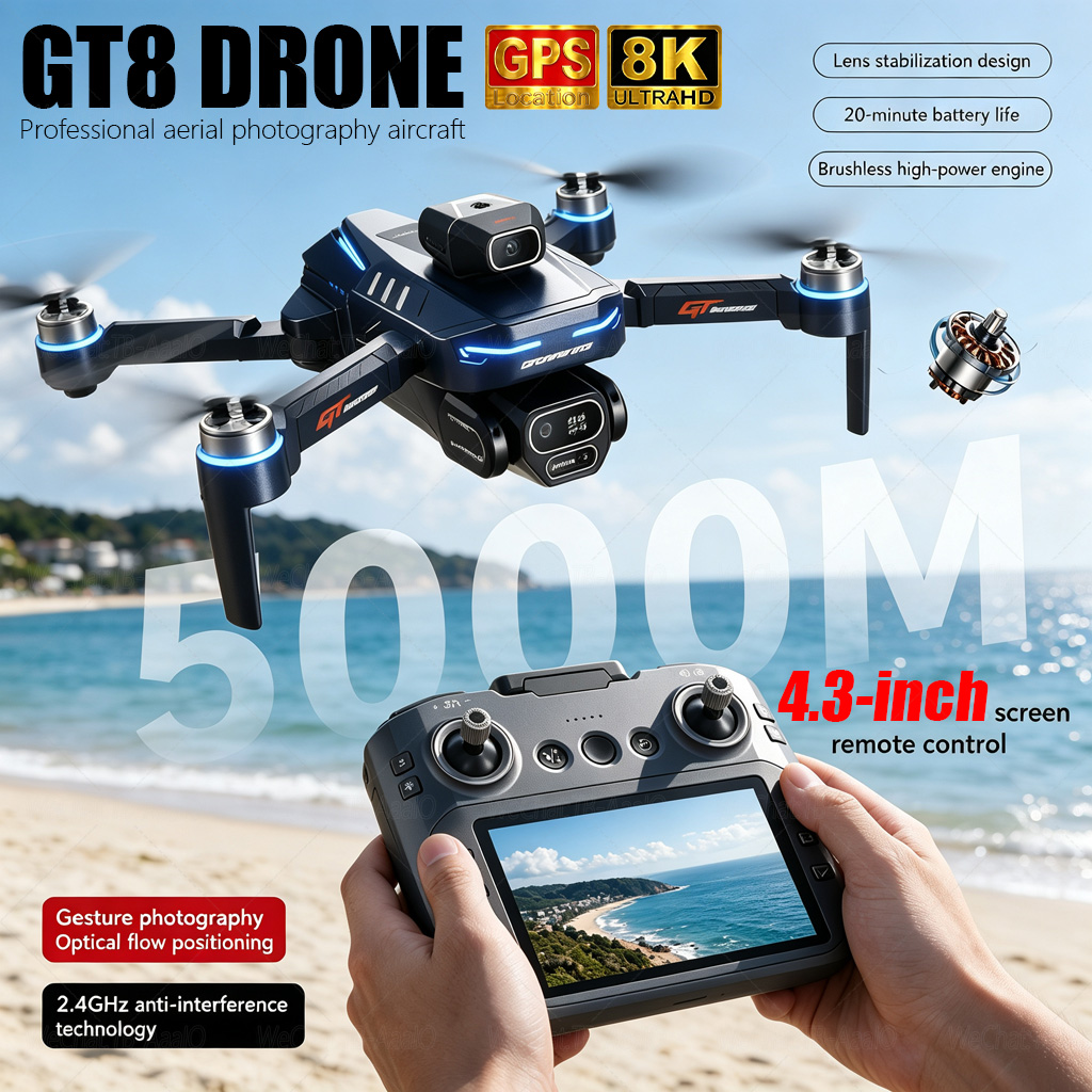 Photography Pro - طائرة بدون طيار GT8 HD الجديدة