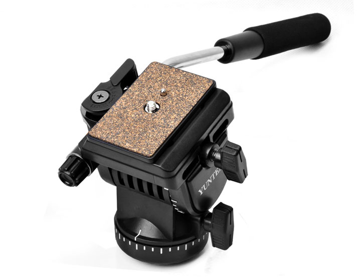 Camera Tripod Carbon - رأس حامل كاميرا احترافي بضغط هيدروليكي