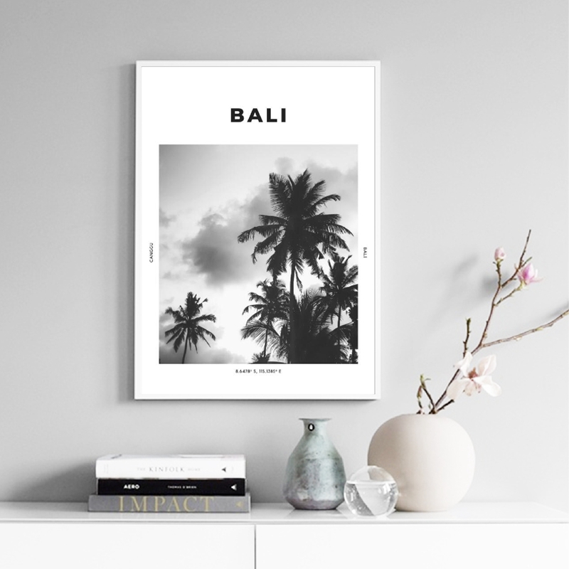 بالي السفر طباعة أسود أبيض الت - مراجعة Photography Bali وسعره