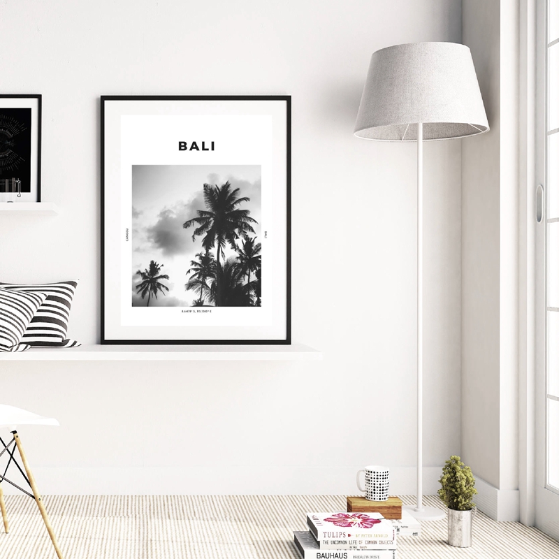 بالي السفر طباعة أسود أبيض الت - مراجعة Photography Bali وسعره