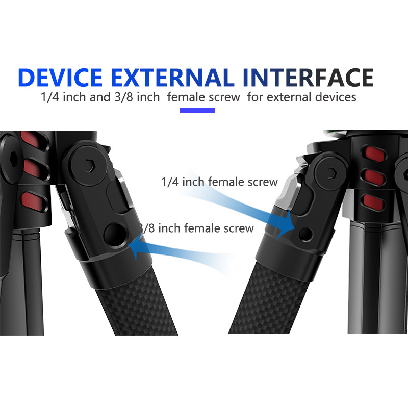 حامل كاميرا احترافي OBO N255D  - مراجعة Camera Tripod Carbon وسعره