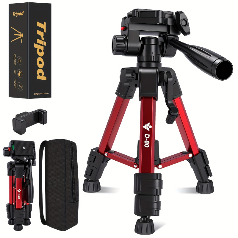 حامل ثلاثي القوائم خفيف الوزن  - مراجعة Camera Tripod Carbon وسعره