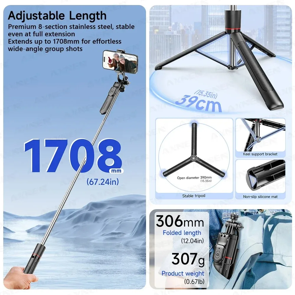 حامل ثلاثي القوائم F16 لعصا سي - مراجعة Camera Tripod Carbon وسعره