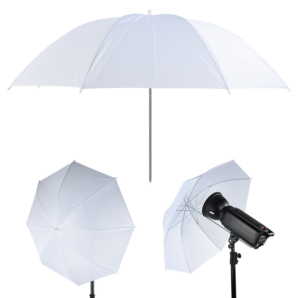 مظلة ناعمة بيضاء شفافة مقاس 33 - مراجعة Photography Umbrella وسعره