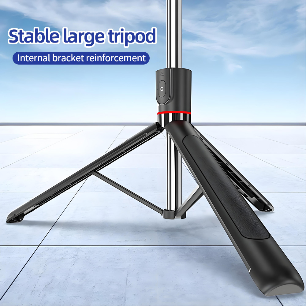 عصا سيلفي قابلة للطي، ضوء LED  - مراجعة Camera Tripod Carbon وسعره