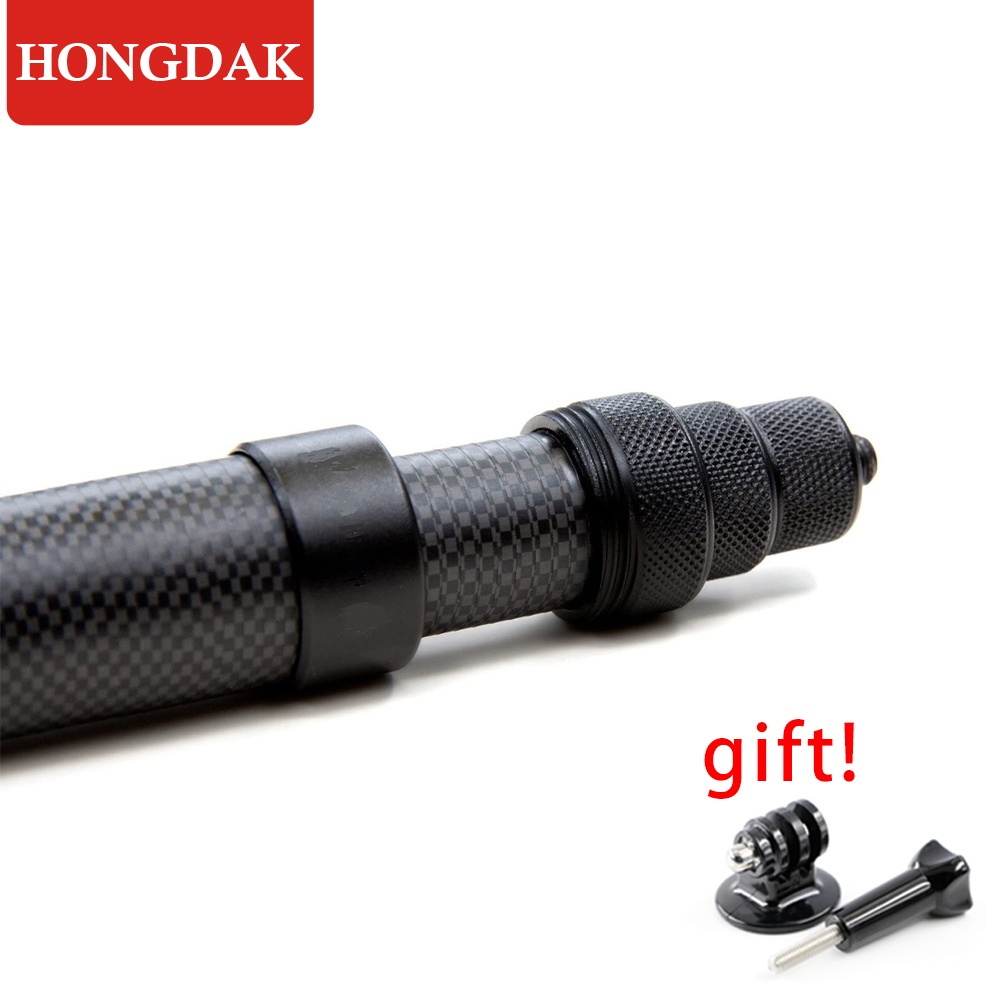 HONGDAK 3m ألياف الكربون قابلة - مراجعة Camera Tripod Carbon وسعره