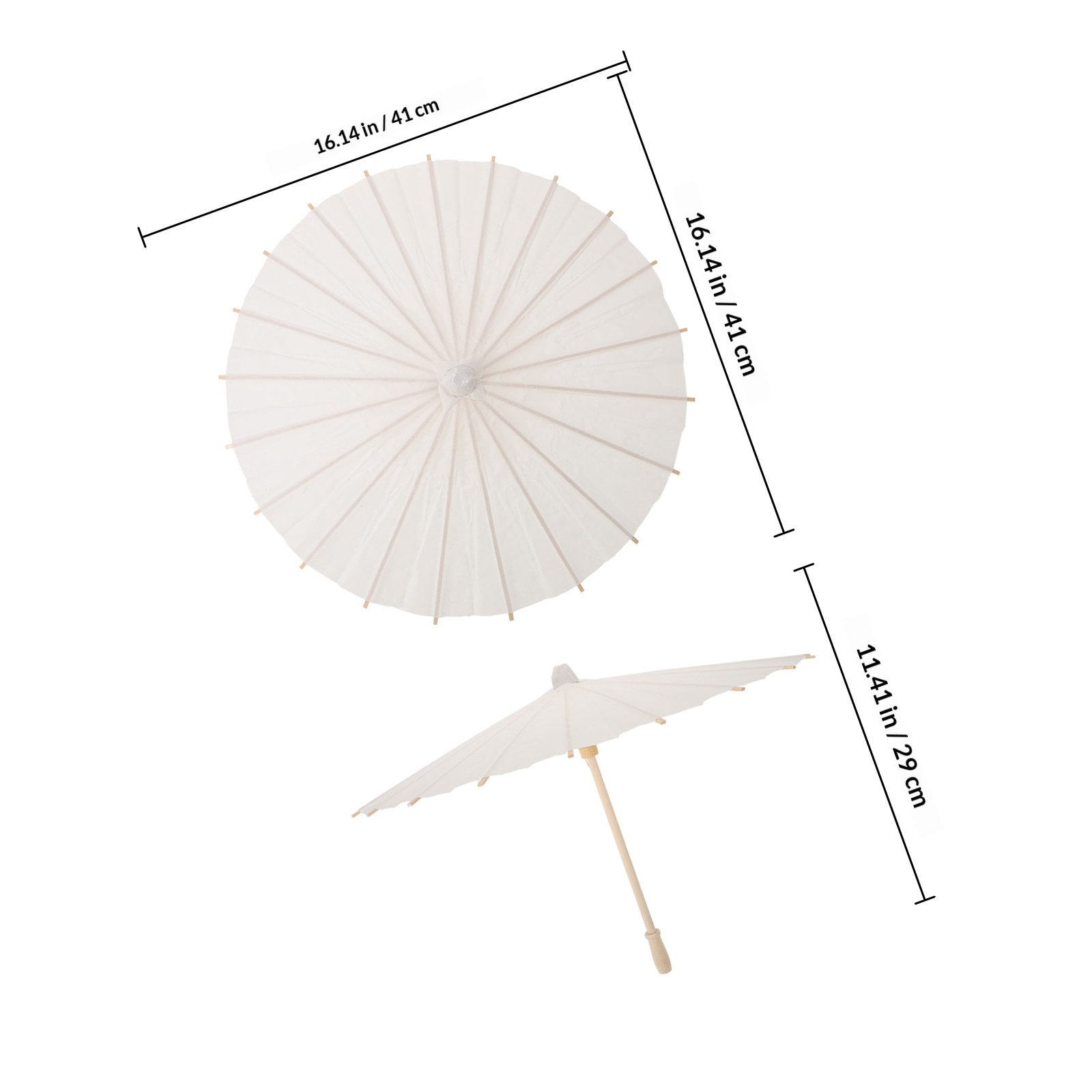 4 قطع مظلات ورقية فارغة للرسم  - مراجعة Photography Umbrella وسعره