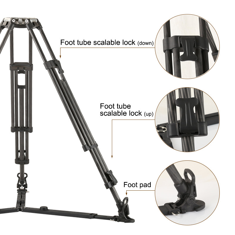 حامل ثلاثي القوائم احترافي من  - مراجعة Camera Tripod Carbon وسعره