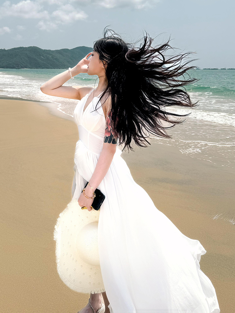 فستان بالي الشاطئي بدون ظهر لل - مراجعة Photography Bali وسعره